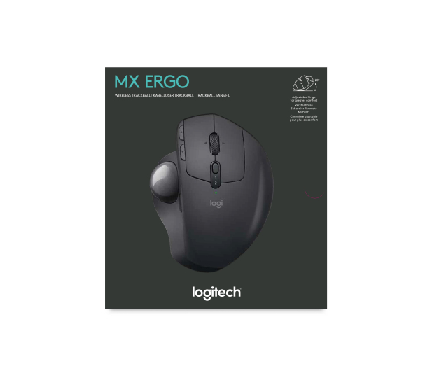 Logitech MX Ergo Trackball grafitowa - 388627 - zdjęcie 7